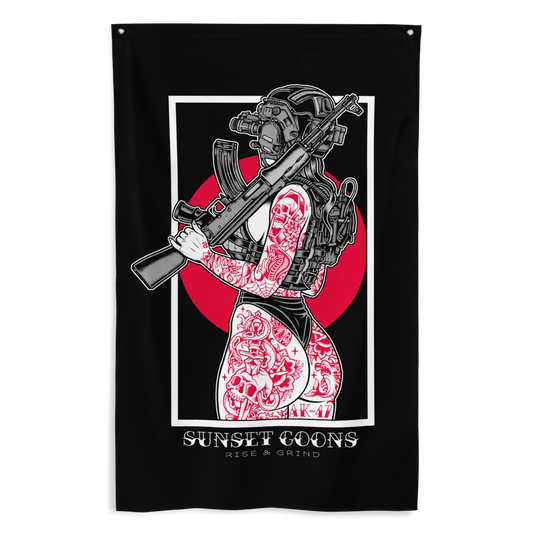 Rise and Grind Flag